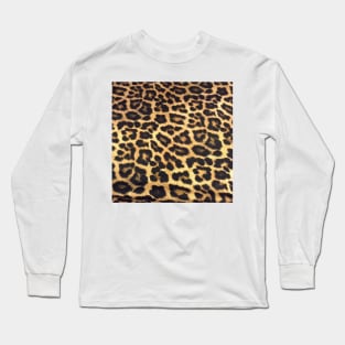 Brown Leopard Print Long Sleeve T-Shirt